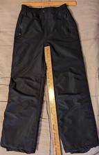 Iceburg Outerwear Black Snow Insulated Ski Pants Boys Girls Youth XL 14-16