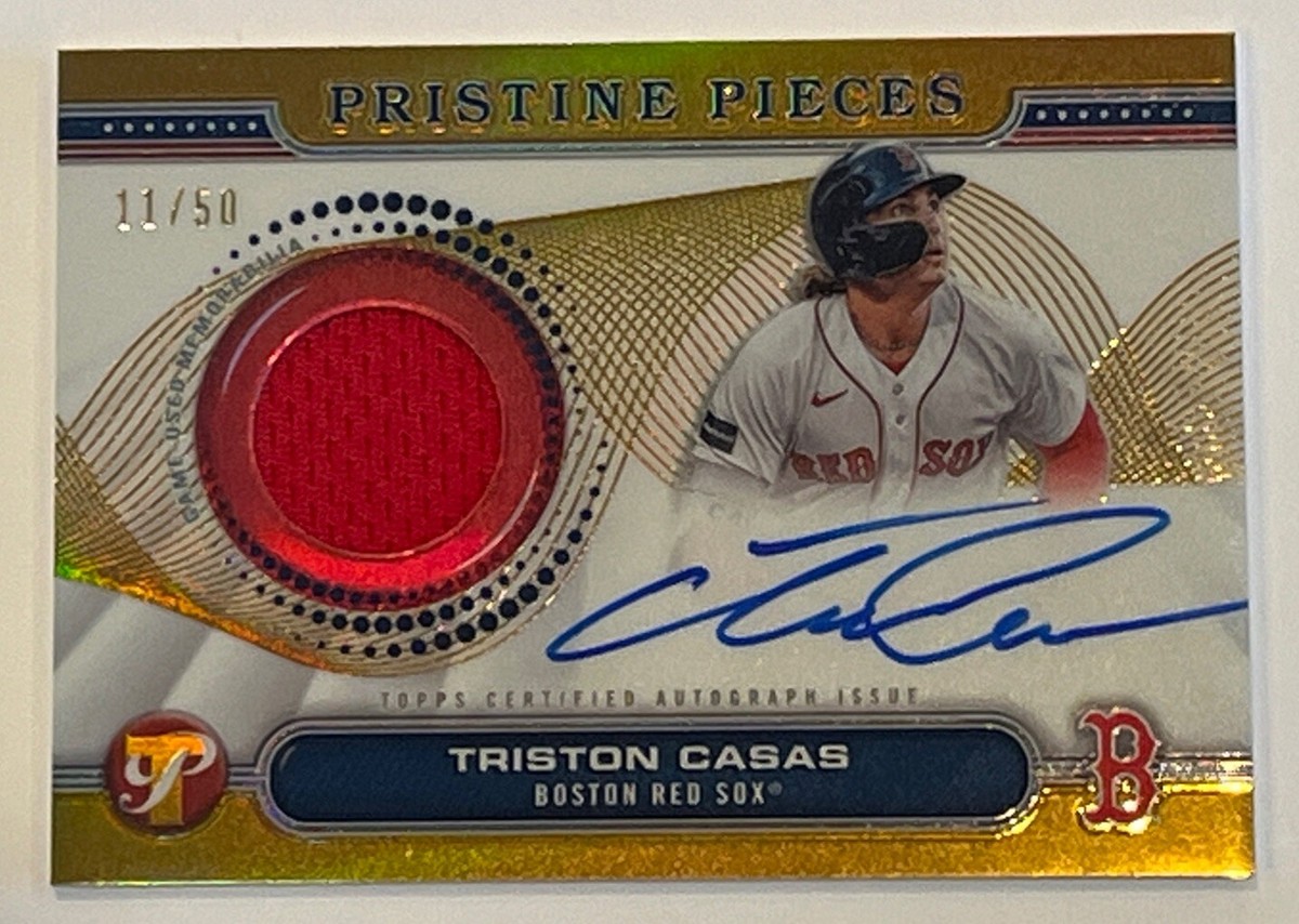 2024 Topps Pristine Triston Casas Pristine Pieces Auto Gold /50 