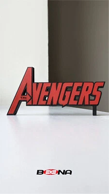 Marvel THE AVENGERS logo display (Bronze Age) Beena Studio