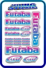 FUTABA SERVO RADIO RX TX 2.4G FLIGHT REMOTE CONTROL STICKERS FASST BLUE PINK W 