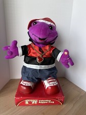 Gemmy Standing FROGZ Valentine Rapper Frog Usher YEAH Sing Dance NEW NOS RARE