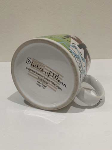 18 oz. Taza de café grande Starbucks States of Bean NUEVA YORK de Jan Belson 1997 - Imagen 6 de 6