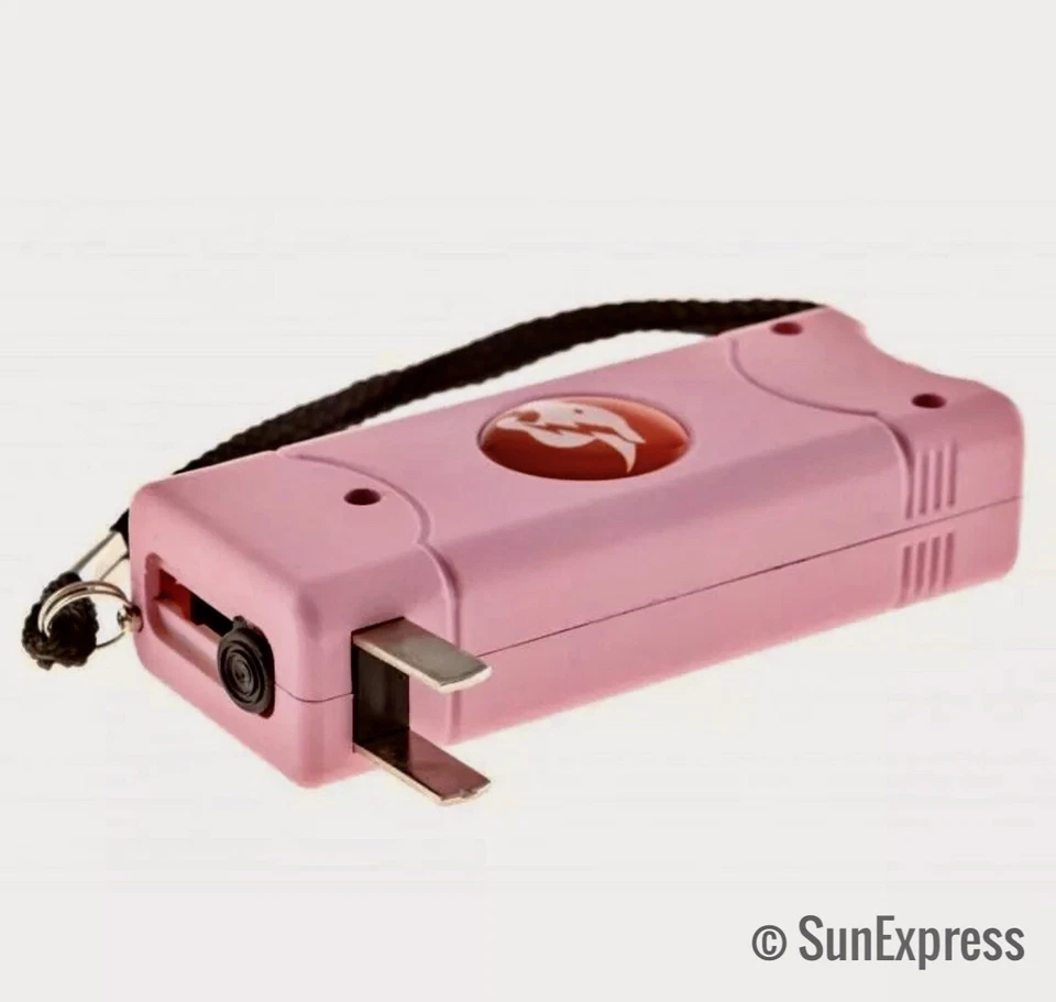 Комбинированный подарочный набор перезаряжаемый электрошокер + спрей светодиодный свет - бесплатная электрошокер кобура - Изображение 4 из 4