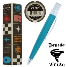 Retro 51 #EBP-2435PK / Turquoise Elite Series Twist Action Tornado Ballpoint