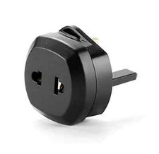 EU Euro 2 Pin to UK 3 Pin Plug AC Universal Travel Converter European Adapter-UK