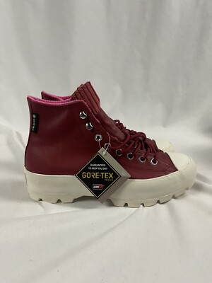 Converse CTAS Hi Red Gore-Tex GTX Lugged Waterproof Leather