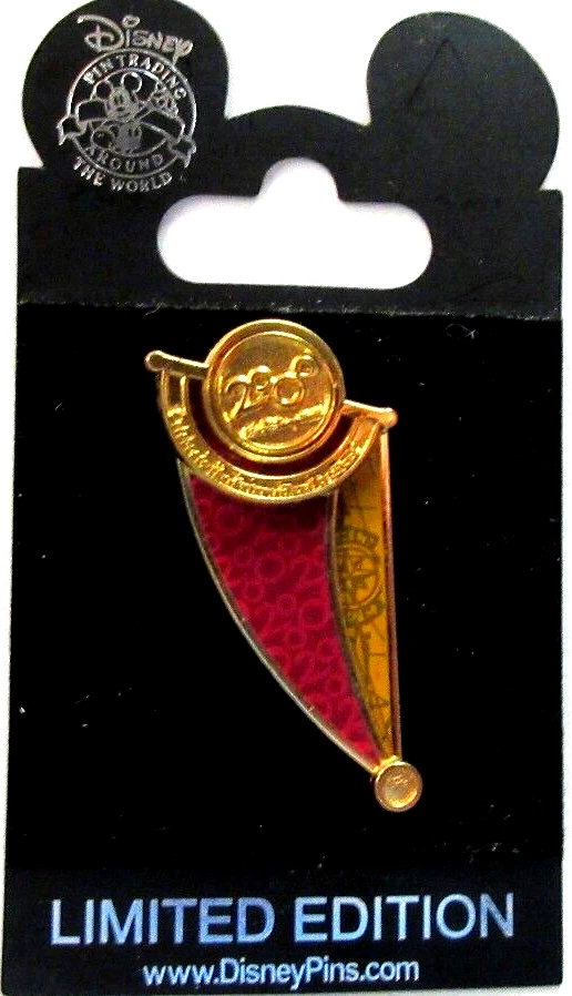 WDW 2000 WORLD SHOWCASE MILLENNIUM BANNER MYSTERY PIN 2 - LE OF 1000 - #2280 - Image 3 of 4