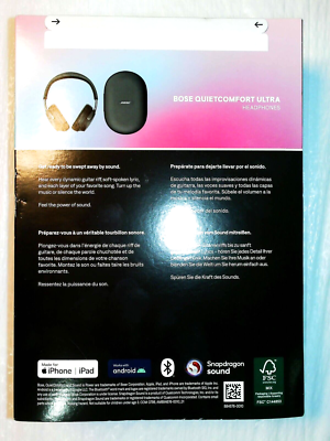 Bose QuietComfort Ultra Bluetooth Headphones - Black (880066–0100