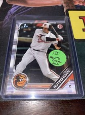 Bowman Baseball 2019 Adley Rutschman Base 1st Red Paper Version O’s