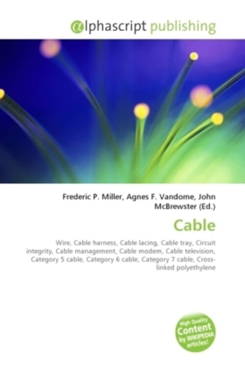 Thumbnail - Frederic P. Miller (u. A.) | Cable | Taschenbuch | Englisch | Ean