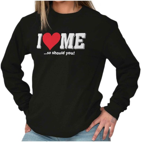 Love Me Funny Single Dating Valentine's Day Long Sleeve Tshirt for Men or Women - Picture 2 of 3