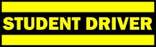 Student Driver Bumper Sticker, Magnet or Window Cling Bumper Sticker, Window Cli