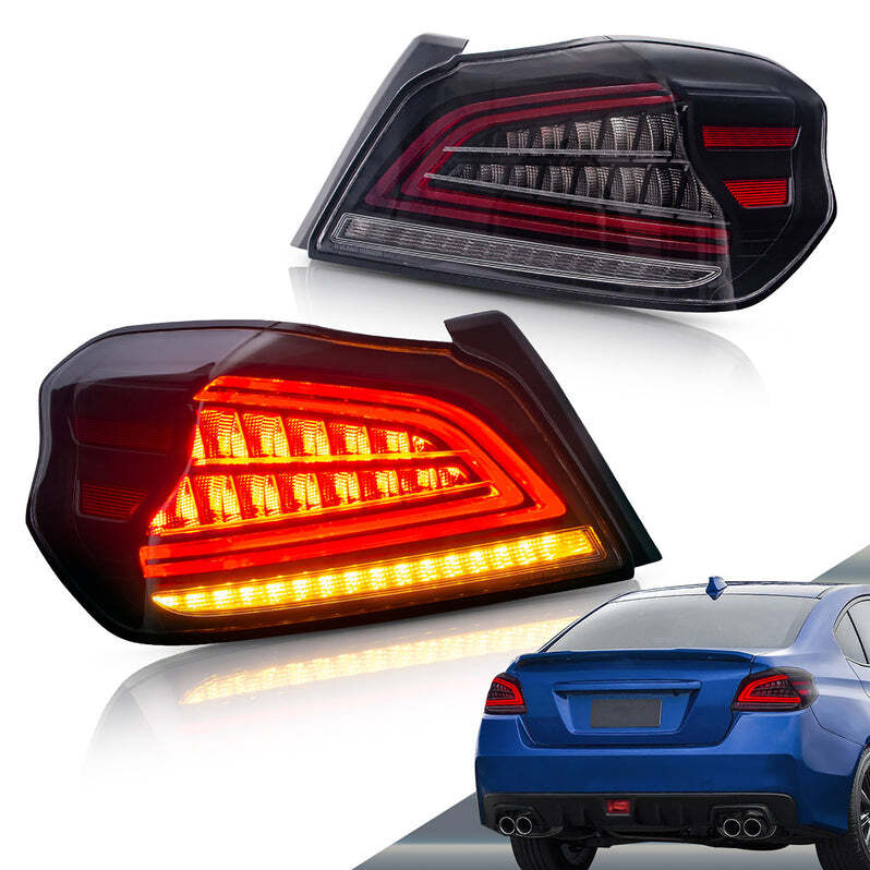 Feux Arrière LED Subaru WRX STI Séquentiel VLAND Optique Transparent 15-21