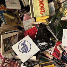 Matchbook Collection Lot Of 60 Used Vintage With No Duplicates Unsearched Look!