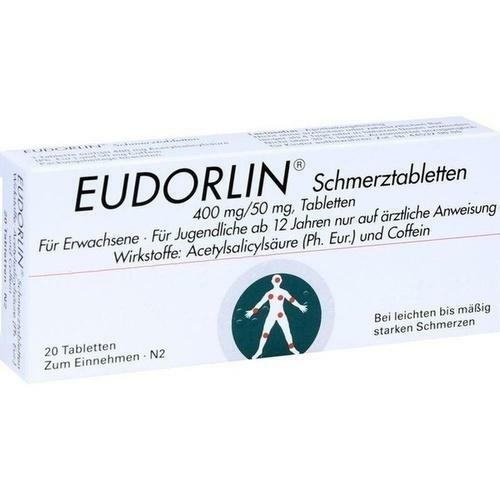 EUDORLIN Schmerztabletten 20 St PZN 2653255