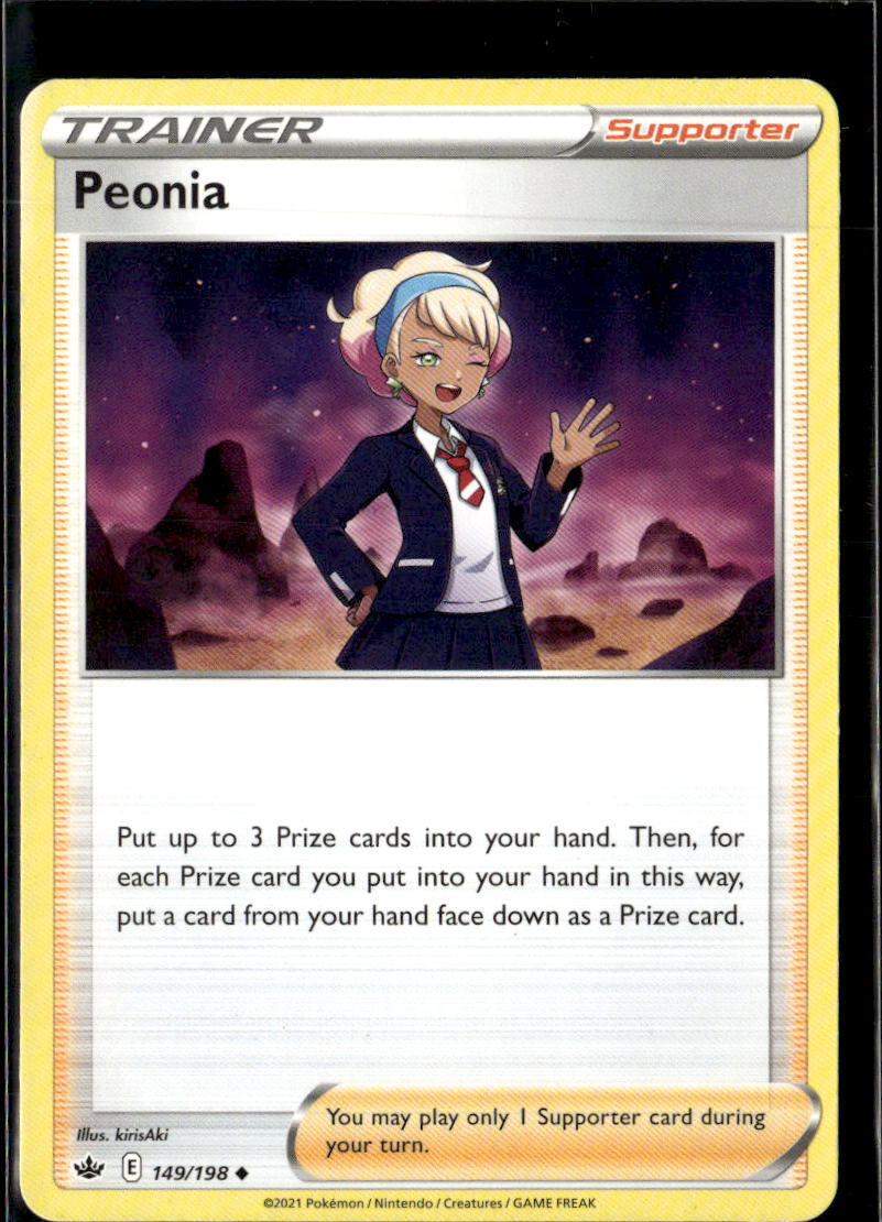 Pokemon Peonia 149/198 Chilling Reign Non Holo Uncommon 5 Card Lot