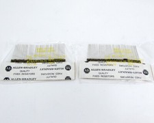 Lot of (100) Allen Bradley RCR07G135JS Carbon Composition Resistors 1.3 Meg Ohms