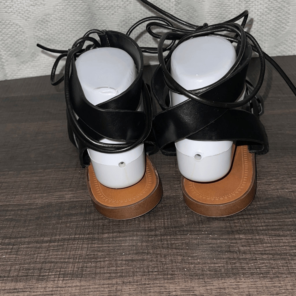 Black Zara Basic Collection Gladiator sandals, si… - image 5