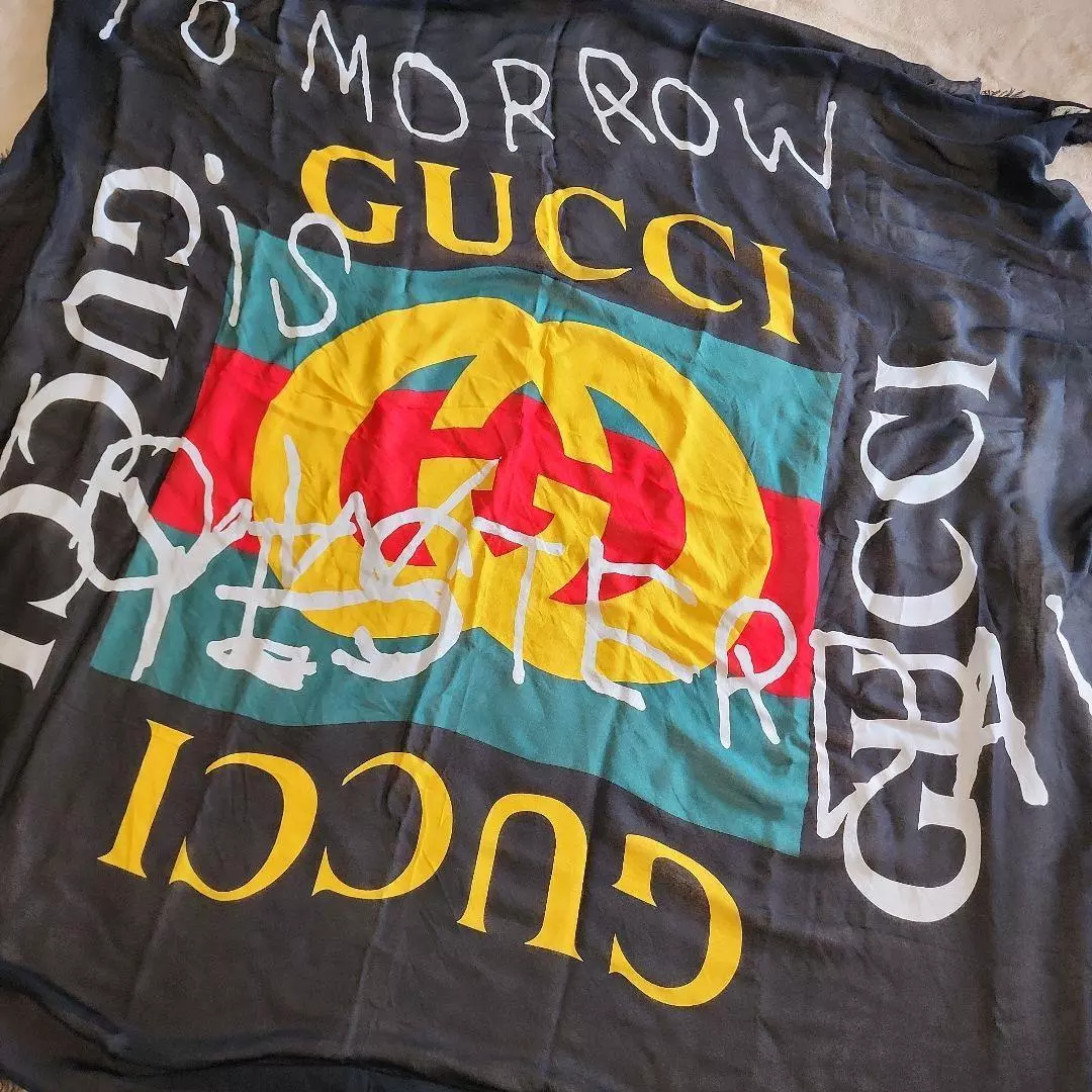 Grande écharpe étole Gucci Coco Capitan