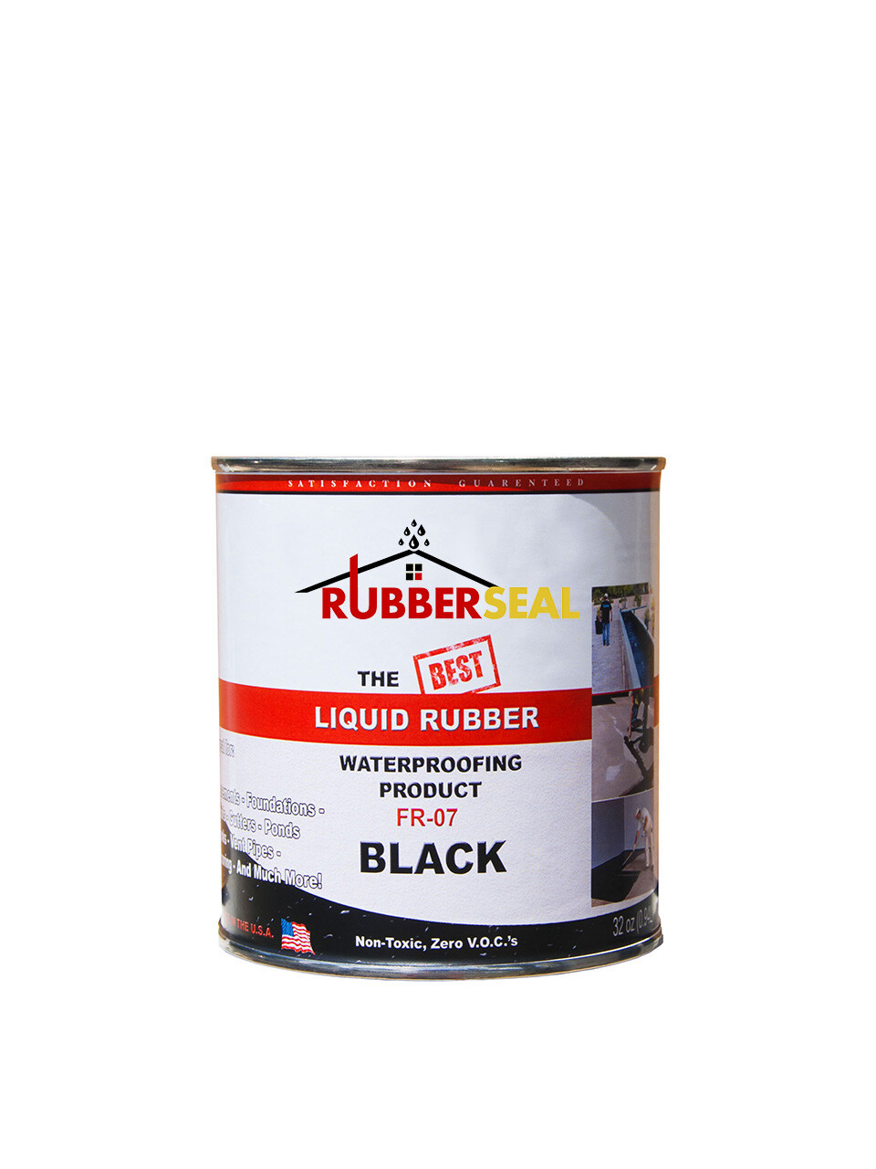 Rubberseal Liquid Rubber Waterproofing Roll On Black 32oz New eBay