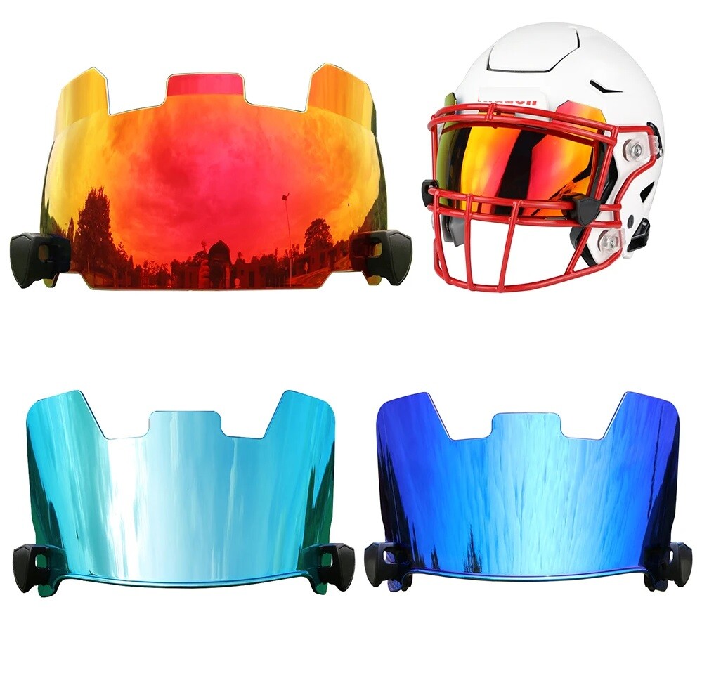 f7 helmet visor Schutt AiR Youth Elite Football (Virginia Tech 5-Star Helmet) designed for the F7 Pro Shoc Red Football Visors F7