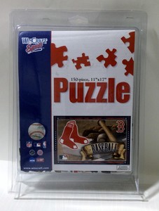 Boston-Red-Sox-150pc-MLB-Baseball-11-034-x17-034-Puzzle-by-Wincraft