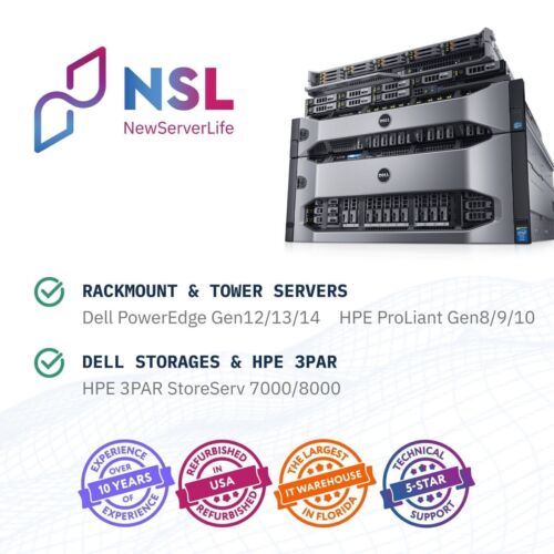 HP ProLiant BL460c Gen9 Blade 2x E5-2667v4 3.2GHz =16 Cores 64GB P244BR 650FLB - Picture 3 of 3