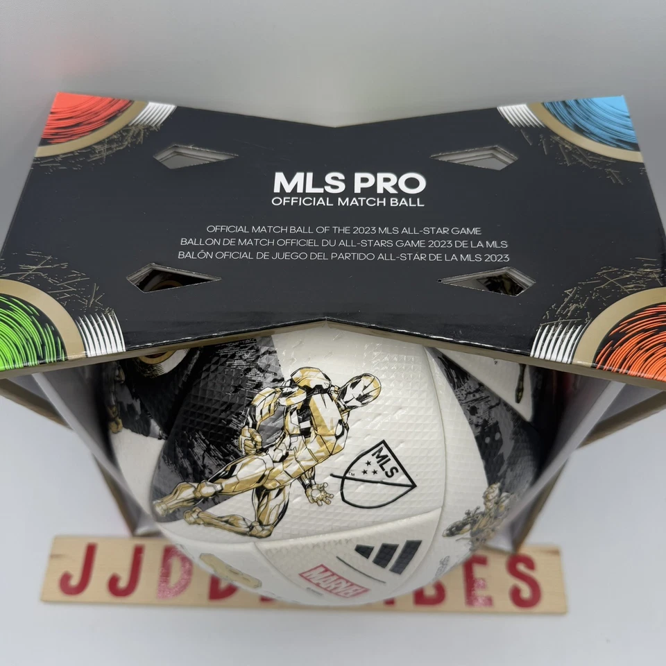 Adidas Marvel 2023 MLS All-Star Game Pro Official Match Ball FIFA IA1014 Size 5 - Image 3 of 4