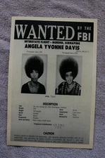 Wanted Poster  Angela Davis 1970