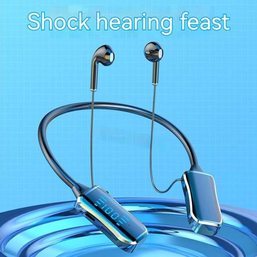Bluetooth Opaska na szyję Zestaw słuchawkowy Bezprzewodowe słuchawki Słuchawki Mikrofon do iPhone Samsung - Zdjęcie 6 z 27