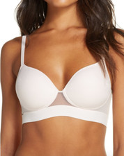 CHANTELLE 6942 STUDIO COMFORT Smooth Contour WIRELESS Bra NWT BLUSH XL MSRP 68