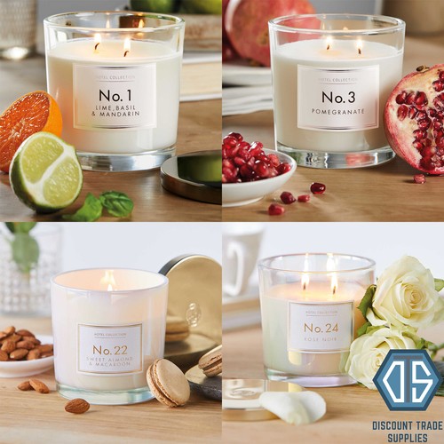 Aldi Luxury Fragranced 2 Wick Scented Candle 310g No 1, 3, 18, 21, 24