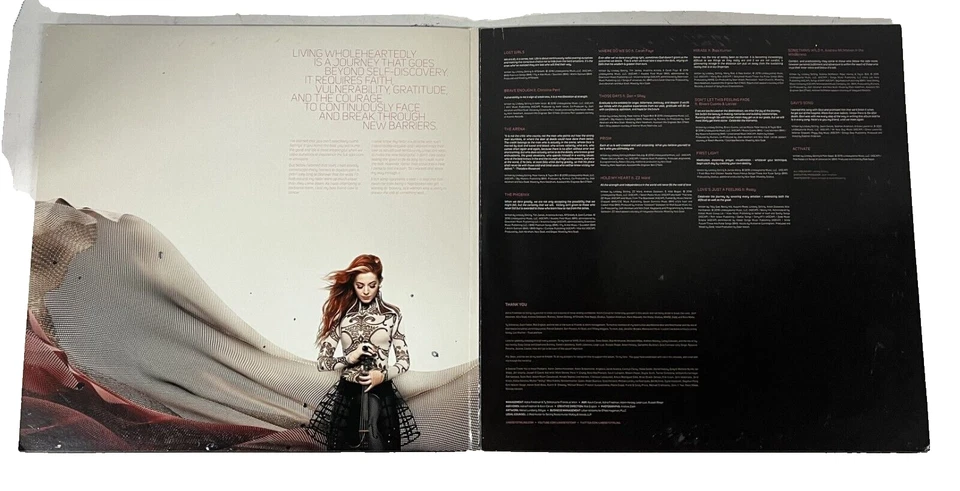 LINDSEY STIRLING-BRAVE ENOUGH- BARNES & NOBLE EXCLUSIVE-BONUS TRACK~LP NM~5 - Image 3 of 4