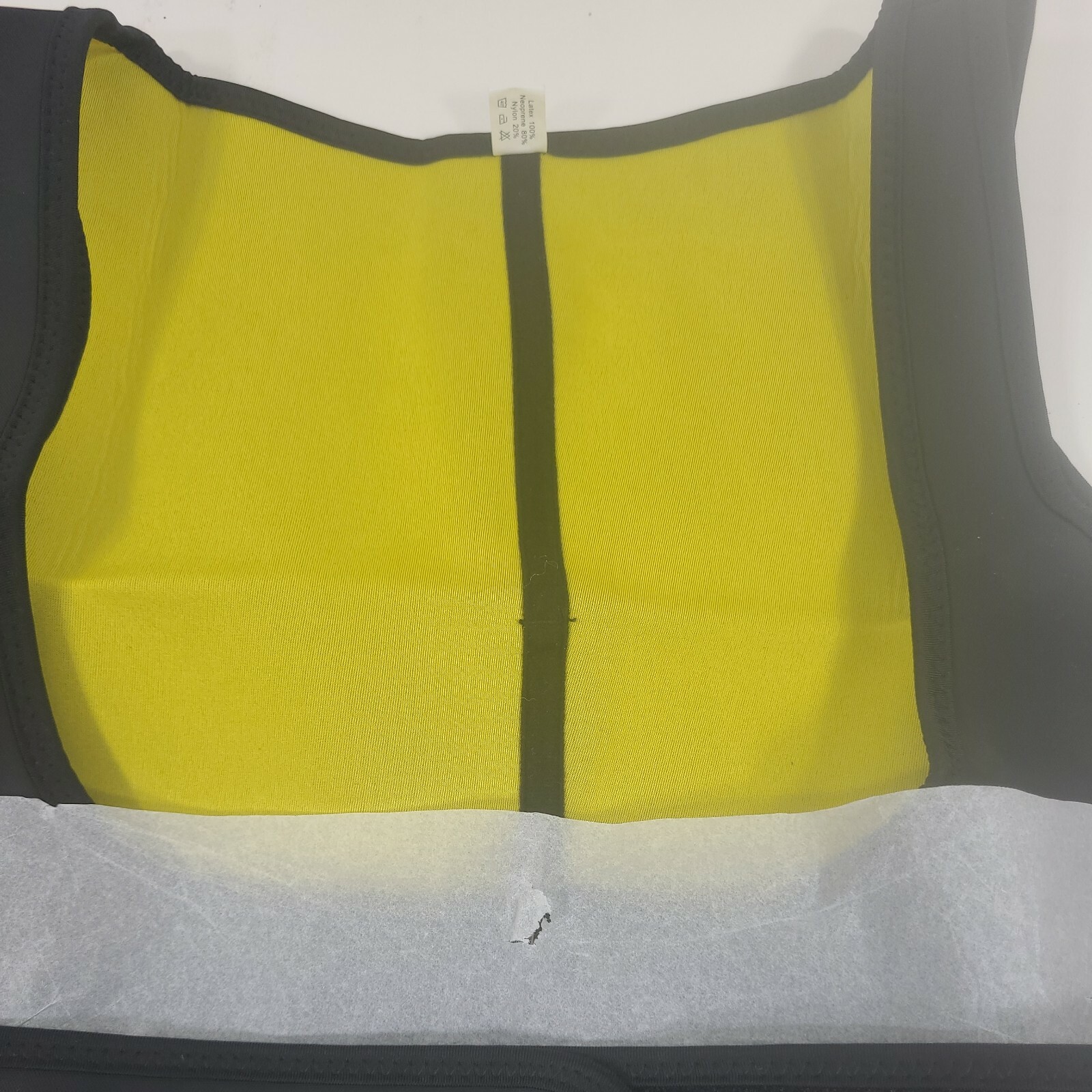 Men's Sweat Sauna Vest. Size XL. New. Neoprene/Nylon. Adjustable Belt