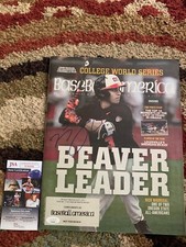 NICK MADRIGAL signed Baseball America 2018 College World Series JSA WHITE SOX 3