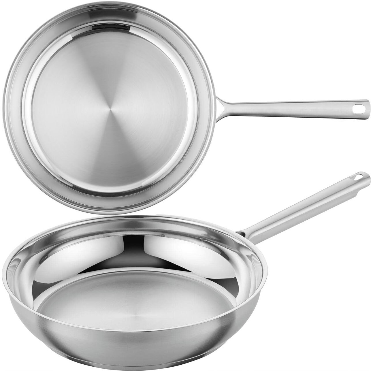 Zwilling Voll Edelstahl Bratpfanne 28cm Grill Pfanne Unbeschichtet