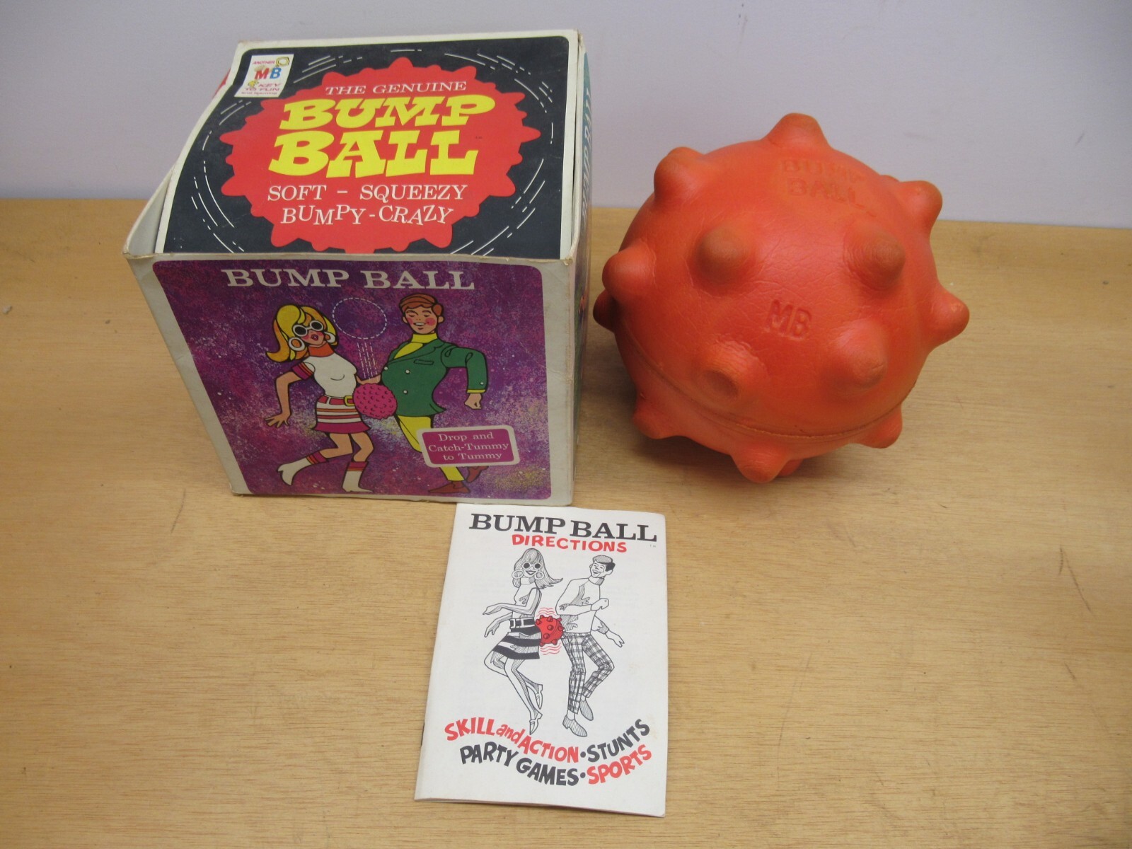 Vintage 1968 MB Milton Bradley - Bump Ball game with original box | eBay