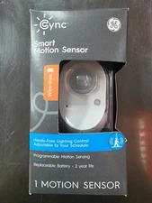 GE Cync Smart Wire-Free Motion Sensor, Bluetooth Enabled