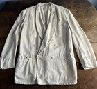 Vintage 1940s 1950s Men's Palm Beach Linen Evening Suit Jacket Blazer