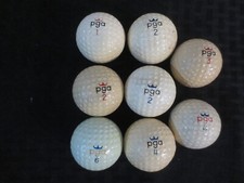 PGA Par EX Crown 1960's Vintage golf ball Lot 8  s