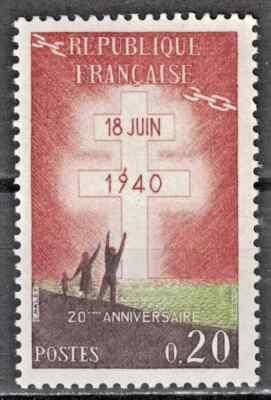 France Stamp Sc 967, 20th Anniversary, VF MNH (410A-SX) | eBay