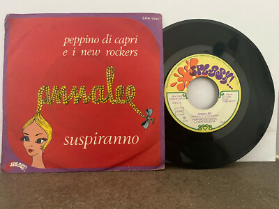 PEPPINO DI CAPRI - ANNALEE 1971 45 RUNDEN ITALIEN SEHR GUT