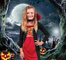 Victorian Vampire Countess Halloween Costume Youth Size Small 4-6