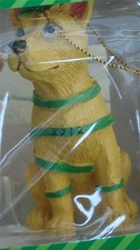 BRAND NEW IN BOX Paws Claus Dog With Ribbons 2012 Holiday Ornament, NEW