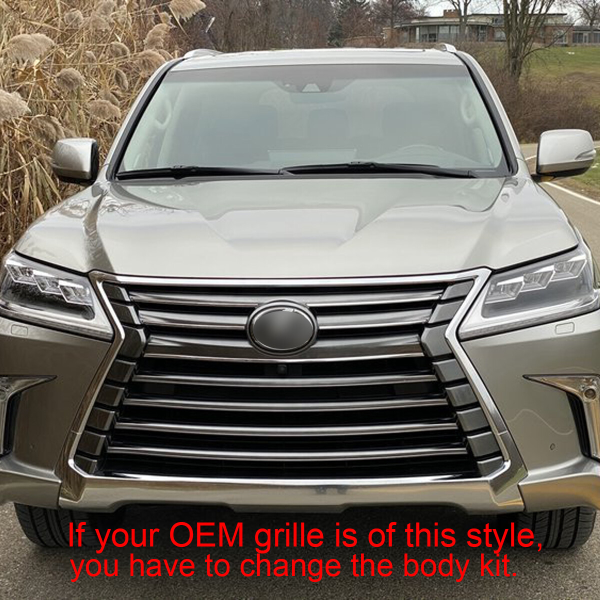 For Lexus LX570 2016-2021 S Sport Style Front Grille