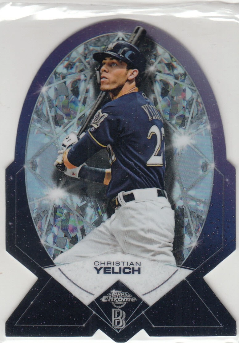 2020 Topps Chrome Ben Baller Ben's Die-Cuts CHRISTIAN YELICH #6 Brewers