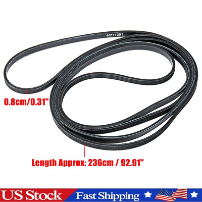 Belt for Whirlpool Maytag Dryer # 40111201, 3387610, 661570