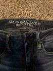 WOMENS AMERICAN EAGLE HIGH RISE JEGGING SKINNY JEANS SIZE 2 SHORT  — photo 3