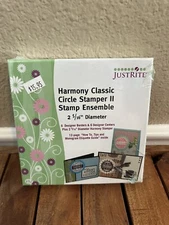 Justrite Harmony Classic Circle Stamper II Stamp Ensemble 2 5-16” Diameter
