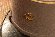 Original Osmanisches Reich Militär Kepi Hut Halbmond Stern um 1900